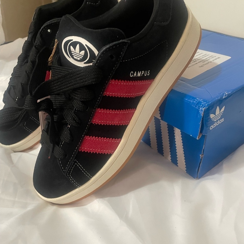 Adidas Black and Red Sneakers for Women and Men - Picture 11 of 13